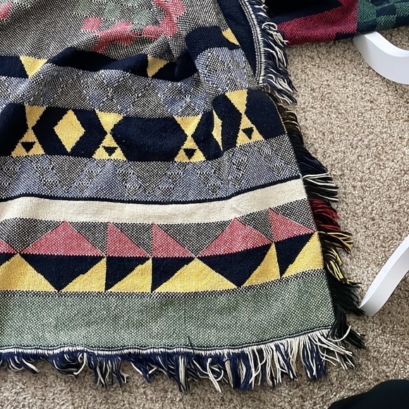 Vintage Tapestry Cardigan Blanket Coat sz OS - Picture 7 of 7
